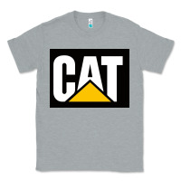 Heather Grey cat Classic Tee - Craftify