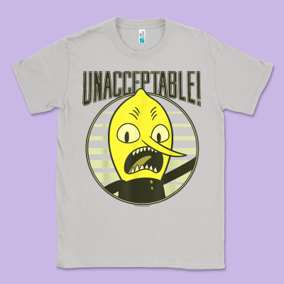 Cn Adventure Time Lemongrab Unacceptable T Shirt Classic Tee Designed By Craftify