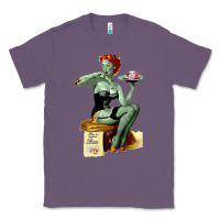 Lavender Zombie Pin Up Girl Halloween Classic Tee - Craftify