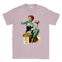 Lilac Zombie Pin Up Girl Halloween Classic Tee - Craftify