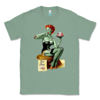 Sage Zombie Pin Up Girl Halloween Classic Tee - Craftify