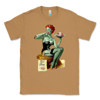 Toasted Coconut Zombie Pin Up Girl Halloween Classic Tee - Craftify