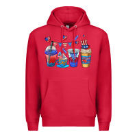 Cardinal 4th of july coffee cups Premium Hoodie - AdoDesignShop