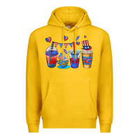 Lemon 4th of july coffee cups Premium Hoodie - AdoDesignShop