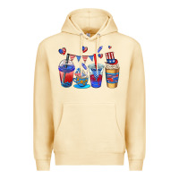 Pina Colada 4th of july coffee cups Premium Hoodie - AdoDesignShop