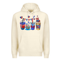 Sandshell 4th of july coffee cups Premium Hoodie - AdoDesignShop