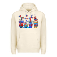 Tofu 4th of july coffee cups Premium Hoodie - AdoDesignShop