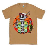 Toasted Coconut skeleton fishing lover moon halloween costume fish Classic Tee - Craftify
