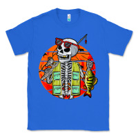 True Royal skeleton fishing lover moon halloween costume fish Classic Tee - Craftify