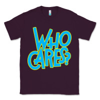 Plum who cares Classic Tee - Craftify