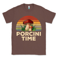 Chestnut vintage sunset porcini mushroom hunting boletus edulis t shirt Classic Tee - Craftify