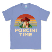 Colony Blue vintage sunset porcini mushroom hunting boletus edulis t shirt Classic Tee - Craftify