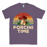 Lavender vintage sunset porcini mushroom hunting boletus edulis t shirt Classic Tee - Craftify