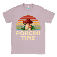 Lilac vintage sunset porcini mushroom hunting boletus edulis t shirt Classic Tee - Craftify