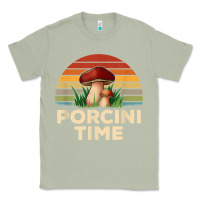 Matcha vintage sunset porcini mushroom hunting boletus edulis t shirt Classic Tee - Craftify