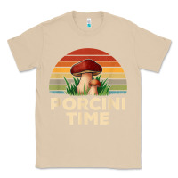 Mushroom vintage sunset porcini mushroom hunting boletus edulis t shirt Classic Tee - Craftify