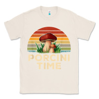Natural vintage sunset porcini mushroom hunting boletus edulis t shirt Classic Tee - Craftify
