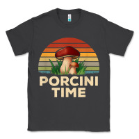 Smoke vintage sunset porcini mushroom hunting boletus edulis t shirt Classic Tee - Craftify