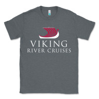 Charcoal Heather Luxury Cruises-Viking River Classic Tee - Craftify