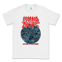 White Morbid Angel - Altars of Madness Old School US Death Metal Classic Tee - Craftify