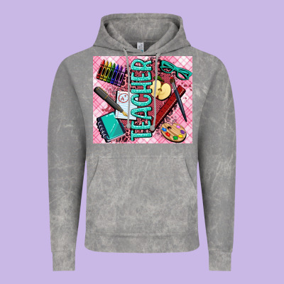 Teacher Vintage Hoodie Designed By Adodesignshop