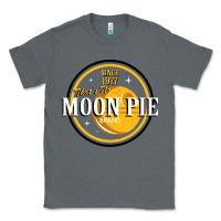 Charcoal Heather moon pie Classic Tee - Craftify
