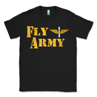 Black Vintage Fly Army Military Pilot Army Aviation Branch Classic Tee - Craftify