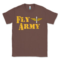 Chestnut Vintage Fly Army Military Pilot Army Aviation Branch Classic Tee - Craftify