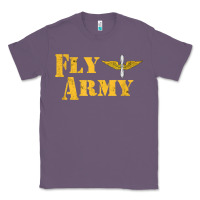 Lavender Vintage Fly Army Military Pilot Army Aviation Branch Classic Tee - Craftify