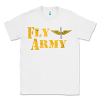 White Vintage Fly Army Military Pilot Army Aviation Branch Classic Tee - Craftify