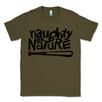 Army Green naughty by nature Classic Tee - Craftify