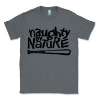 Charcoal Heather naughty by nature Classic Tee - Craftify