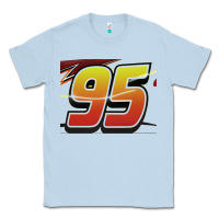 Dusty Blue No 95 McQueen Classic Tee - Craftify