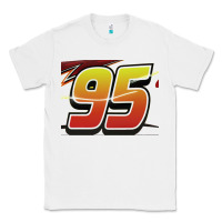 White No 95 McQueen Classic Tee - Craftify