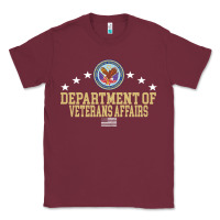 Burgundy department of veterans affairs Classic Tee - Craftify