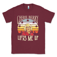 Burgundy cherie berry lifts me up Classic Tee - Craftify