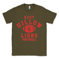 Army Green Friday Night Lights East Dillon Lions Football Jersey Classic Tee - Craftify