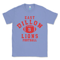 Colony Blue Friday Night Lights East Dillon Lions Football Jersey Classic Tee - Craftify