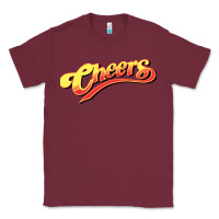 Burgundy Cheers Tv Show Classic Tee - Craftify