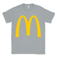 Heather Grey mcd onald's golden arches Classic Tee - Craftify