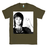Army Green Jane Fonda Mugshot GIFT Classic Tee - Craftify