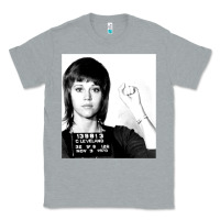 Heather Grey Jane Fonda Mugshot GIFT Classic Tee - Craftify