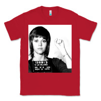 Red Jane Fonda Mugshot GIFT Classic Tee - Craftify