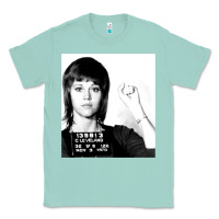 Seafoam Jane Fonda Mugshot GIFT Classic Tee - Craftify