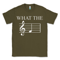 Army Green what the f note key music humor gift Classic Tee - Craftify
