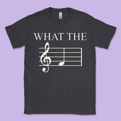 What The F Note Key Music Humor Gift Classic Tee Designed By Craftify