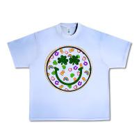 Grape Ice st patrick s day smiley face Urban Heavy Tee - Artiststas