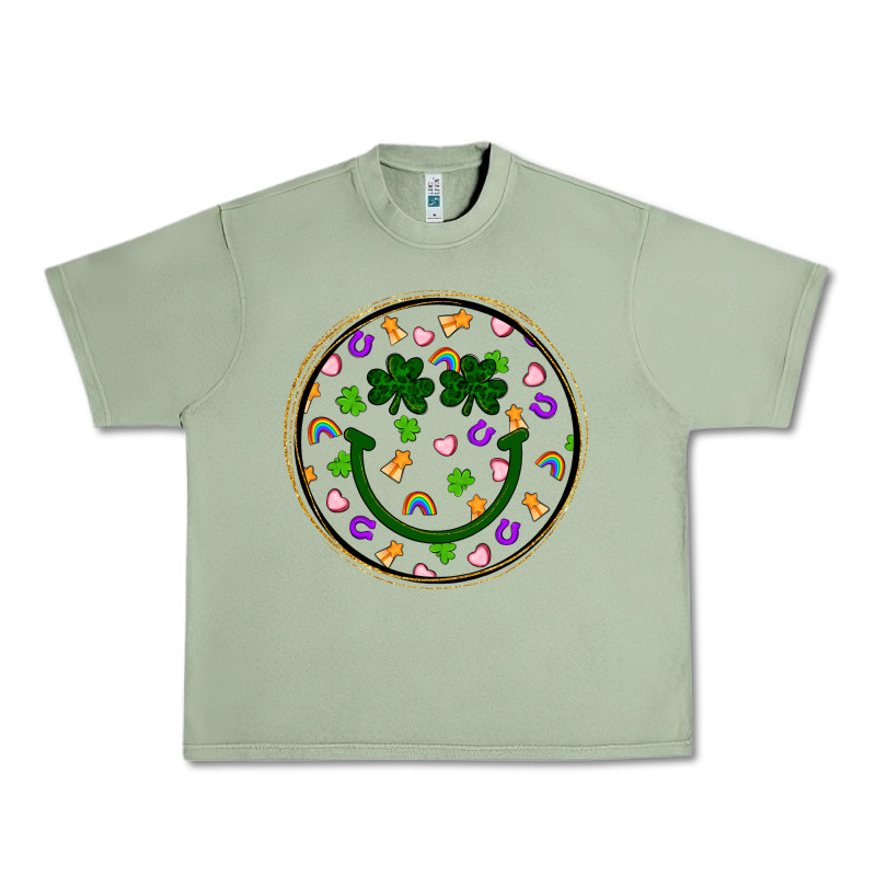 St Patrick S Day Smiley Face Urban Heavy Tee by Artiststas | Teevron