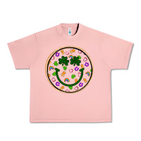 Salmon st patrick s day smiley face Urban Heavy Tee - Artiststas