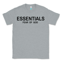 Heather Grey Fear Of God Essentials Classic Tee - Craftify